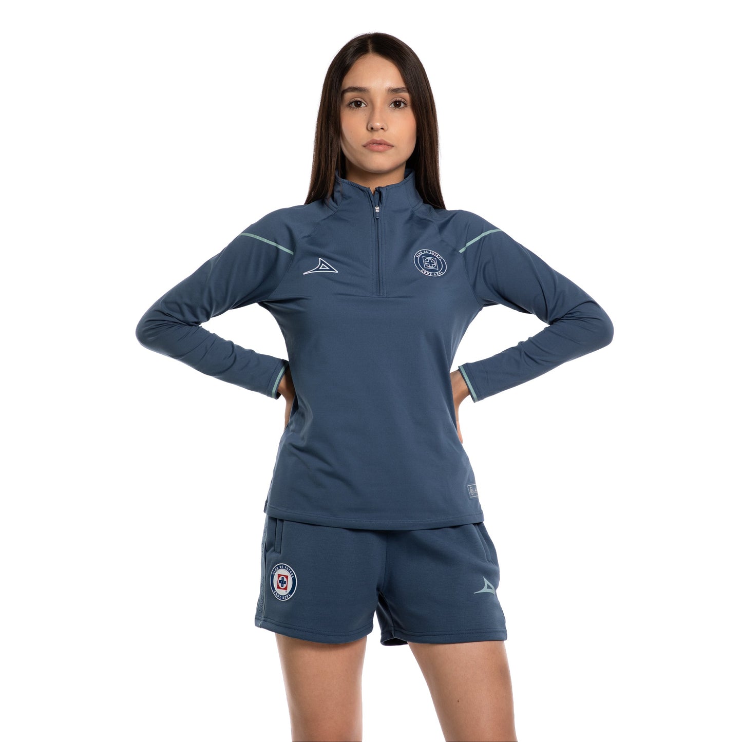 SUDADERA 1/2 CIERRE DAMA A. ACERO