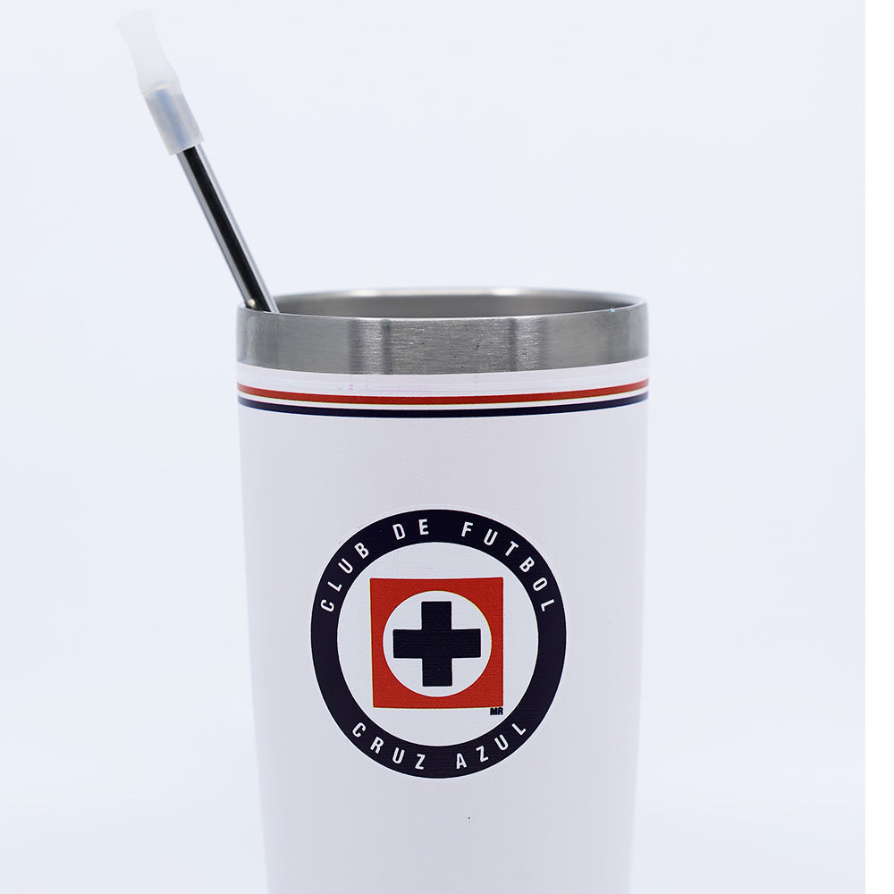TERMO ACERO INOX. 20OZ BLANCO