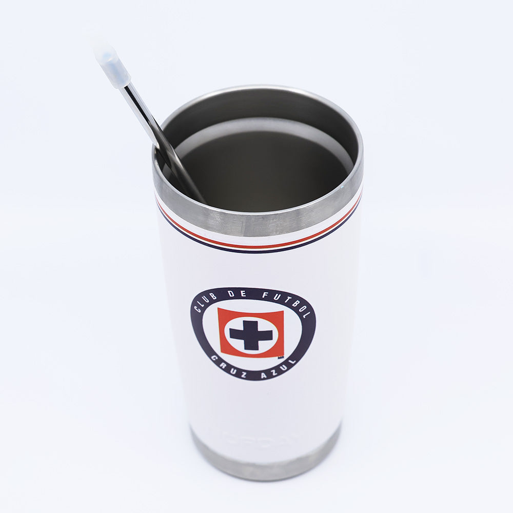 TERMO ACERO INOX. 20OZ BLANCO