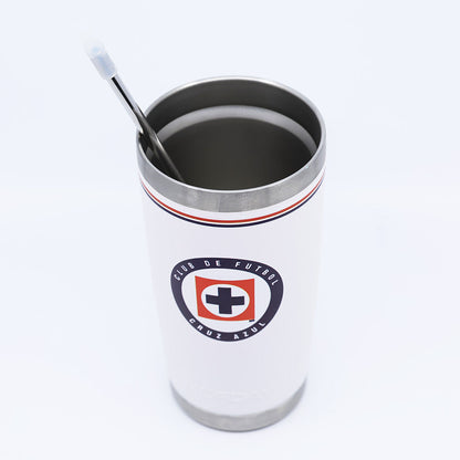 TERMO ACERO INOX. 20OZ BLANCO