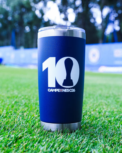 TERMO AZUL CAMPEONES 20 oz.