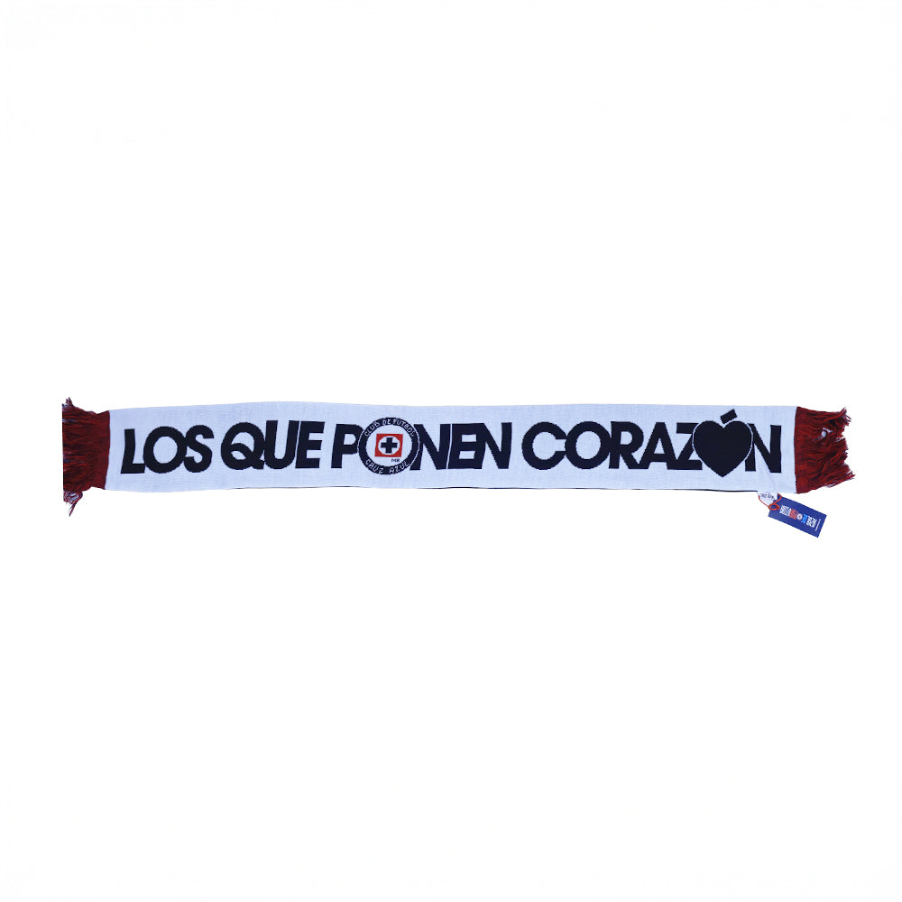 BUFANDA DOBLE VISTA MNO/BCO