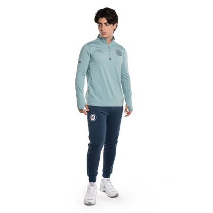 SUDADERA 1/2 CIERRE CAB VDE