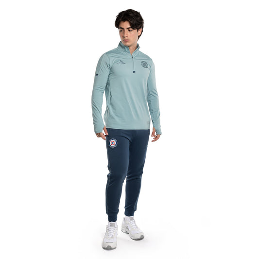 SUDADERA 1/2 CIERRE CAB VDE