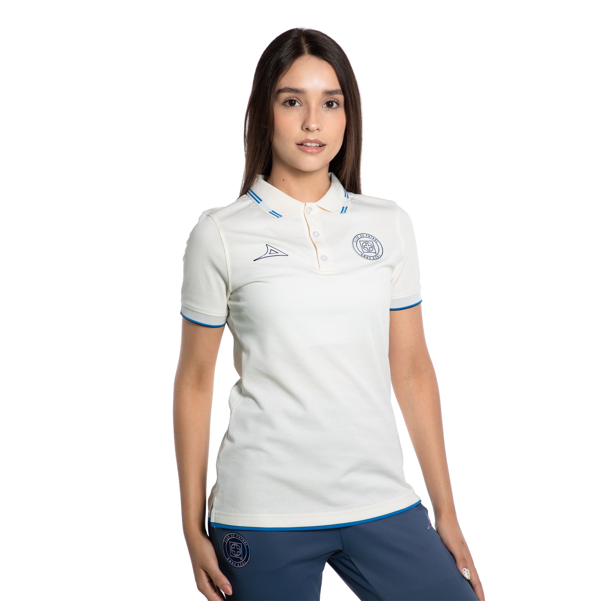 PLAYERA POLO DAMA BEIGE