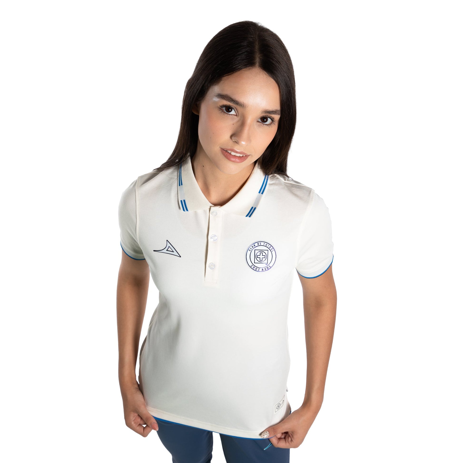 PLAYERA POLO DAMA BEIGE