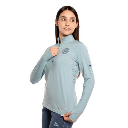 SUDADERA 1/2 CIERRE DAMA VDE