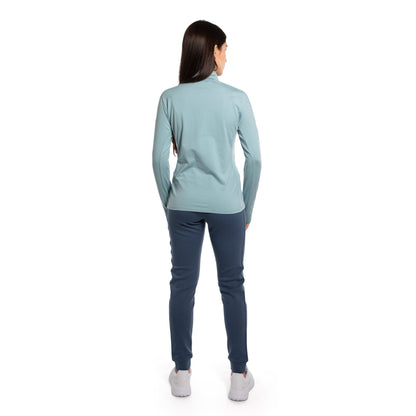 SUDADERA 1/2 CIERRE DAMA VDE