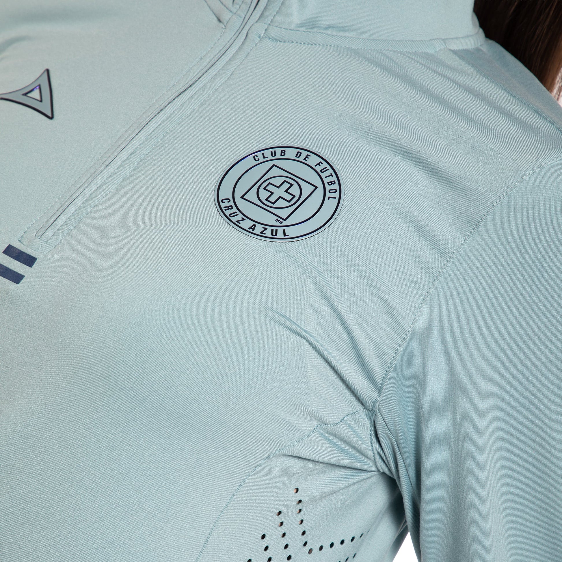 SUDADERA 1/2 CIERRE DAMA VDE