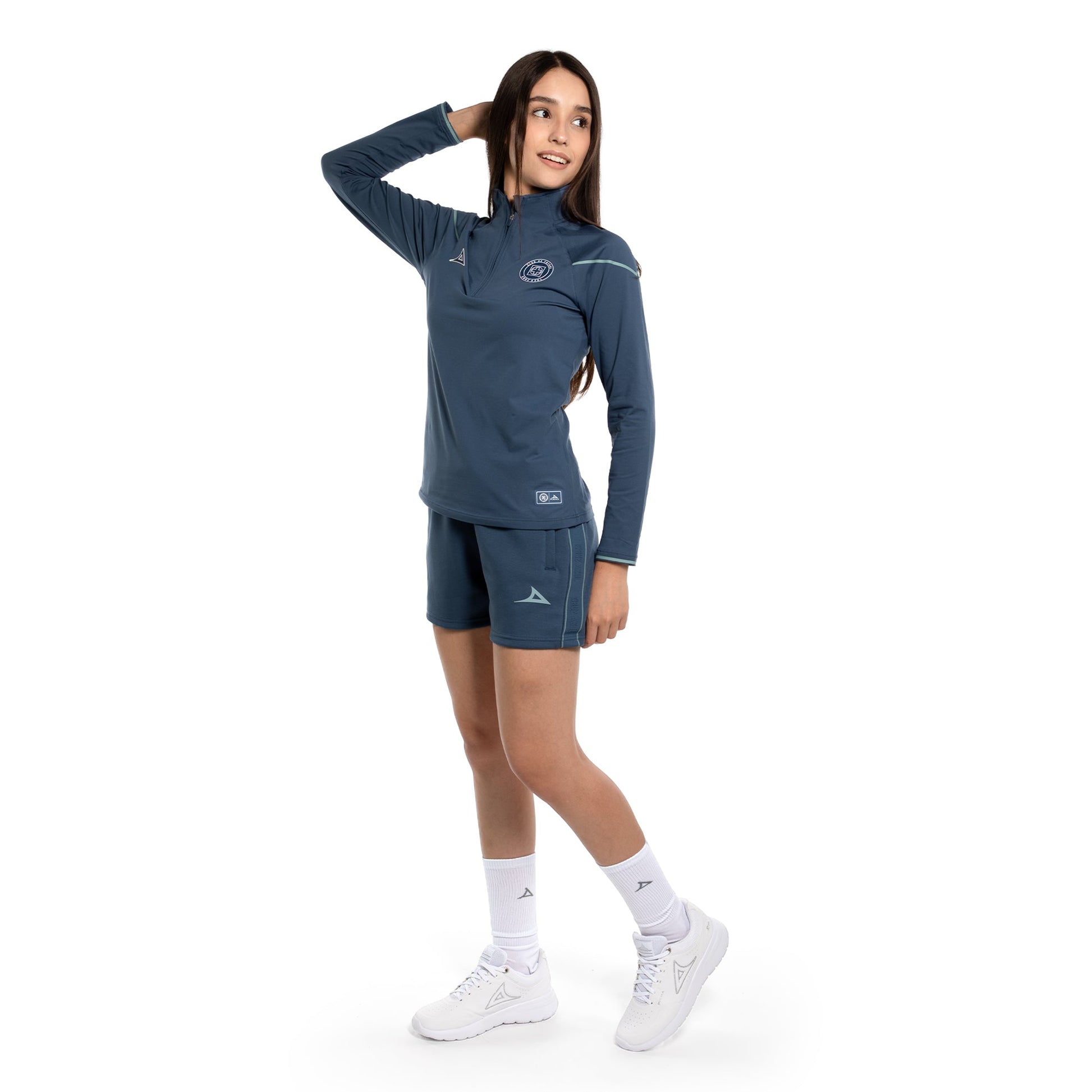 SUDADERA 1/2 CIERRE DAMA A. ACERO