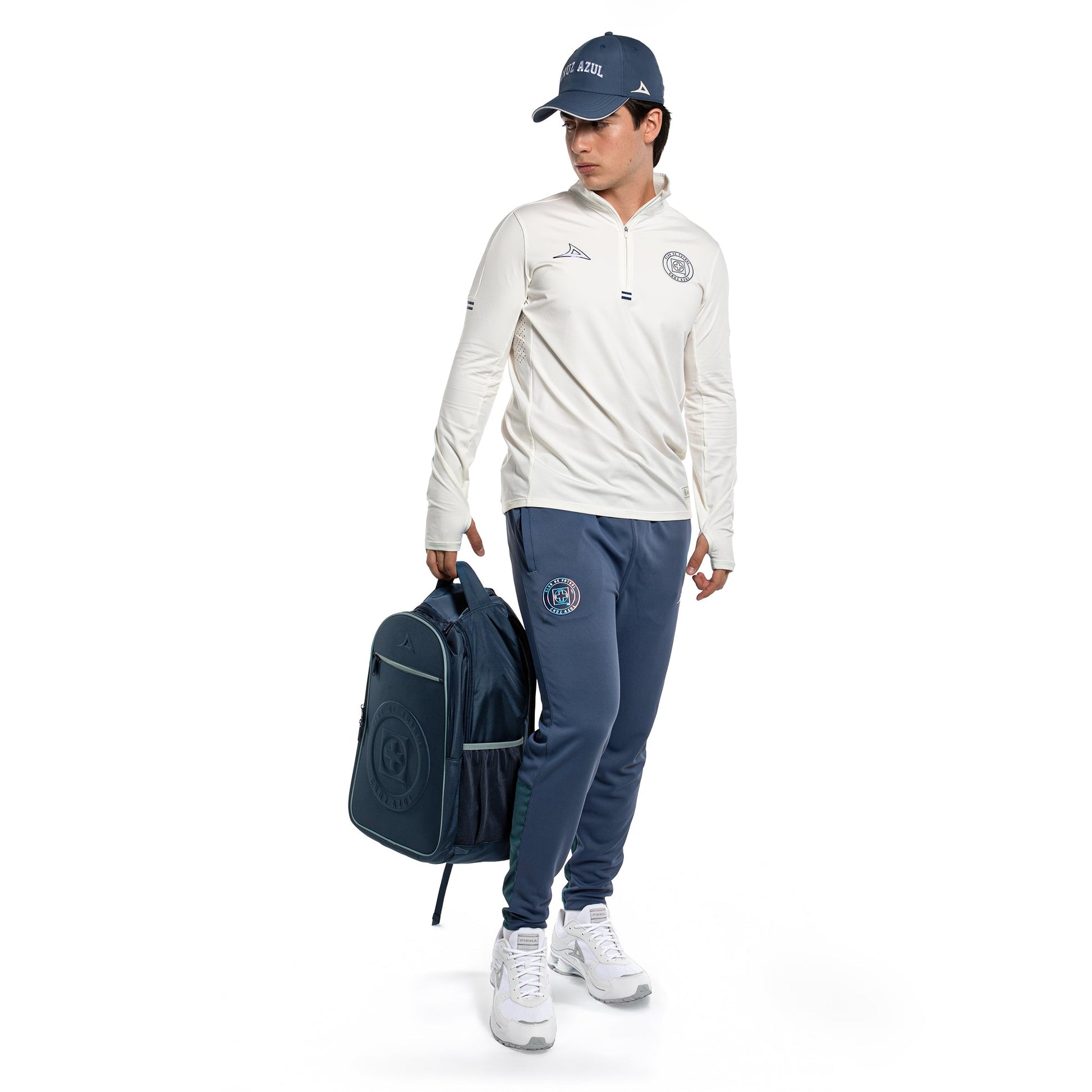 PANTALON ENTRENO CAB A ACERO/AZUL 2XL (72758)