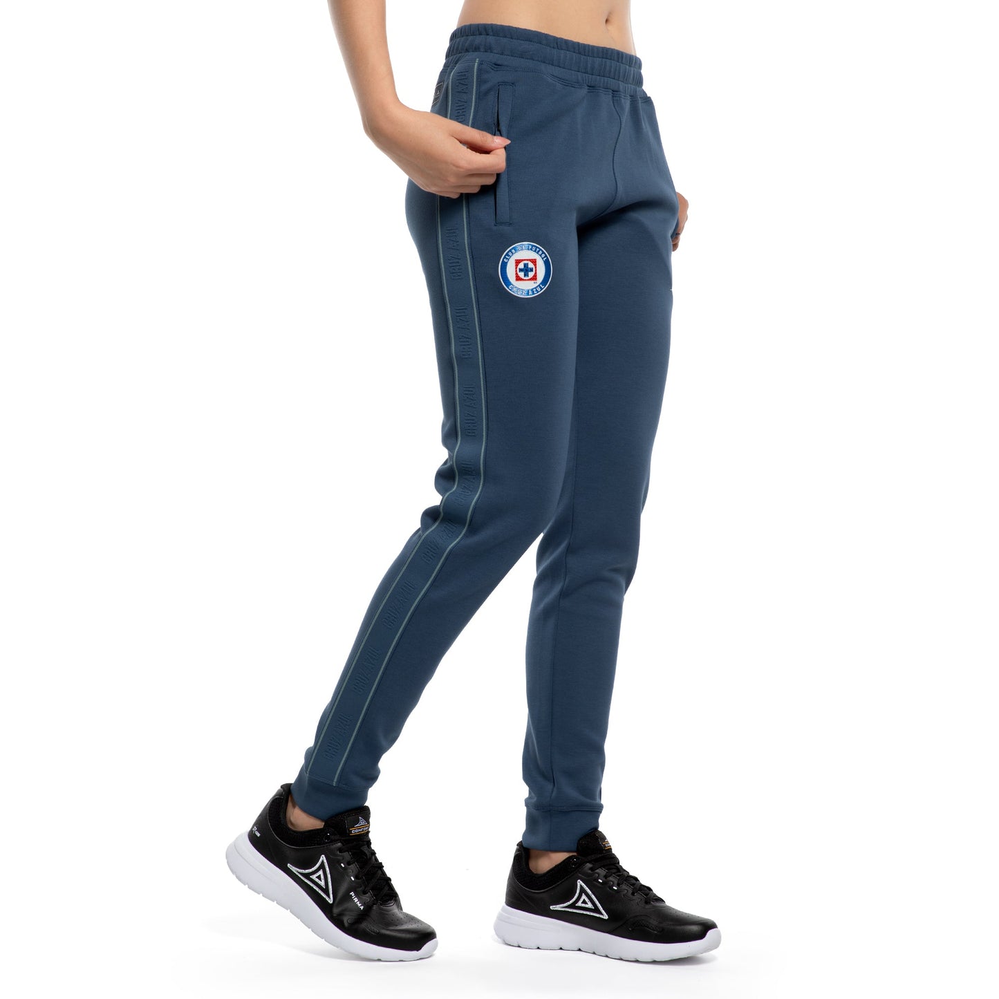 PANTALON ENTRENO DAMA AZUL ACERO