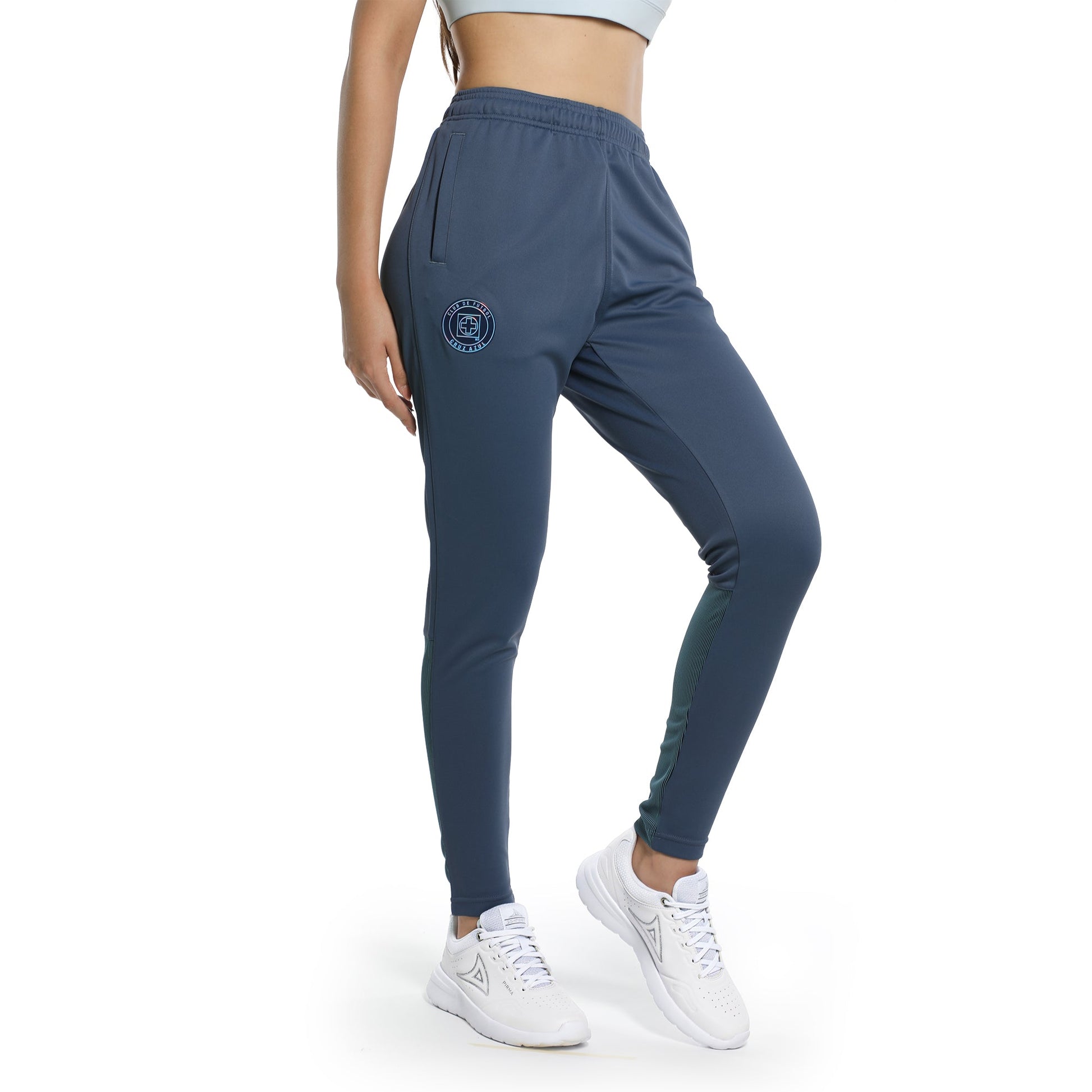 PANTALON ENTRENO DAMA AZUL ACERO/AZUL