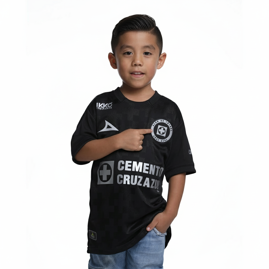 Jersey Cruz Azul Tercero 25/26 Niño